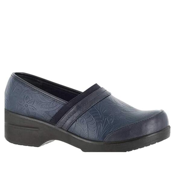 NEW Easy Street Women's Origin Clogs Navy Blue Size 9.5M Comfort Round Toe - Picture 1 of 7